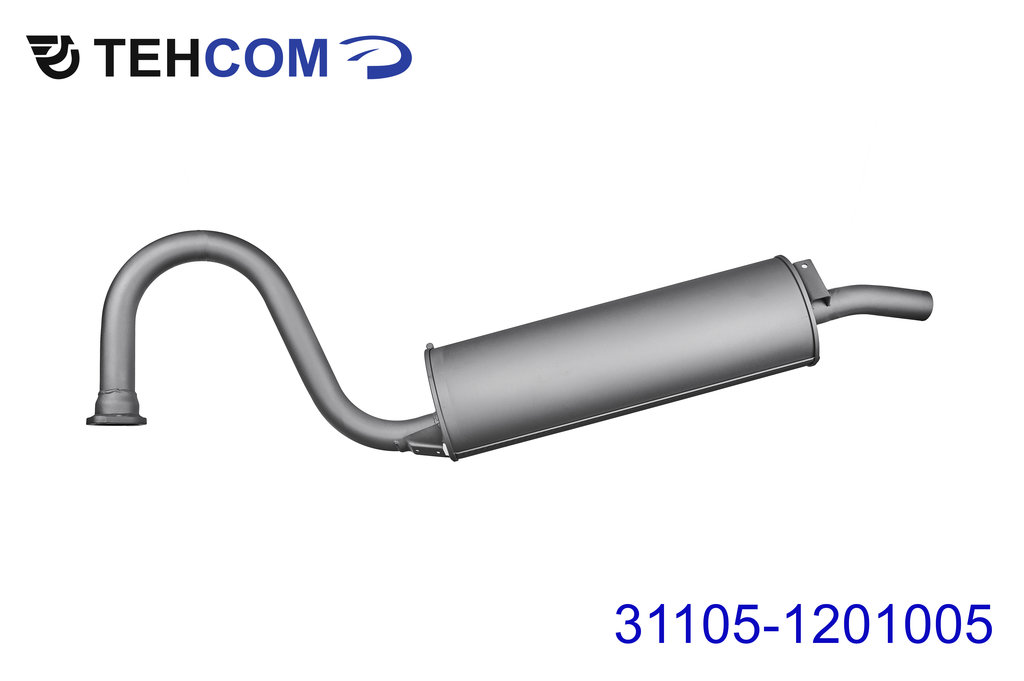 Глушитель ГАЗ-31105 дв.ЗМЗ,Крайслер ЕВРО-3 ТЕХКОМ