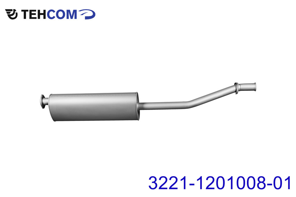 Глушитель ГАЗ-3302 дв.Крайслер,УМЗ-4216 ЕВРО-3 ТЕХКОМ