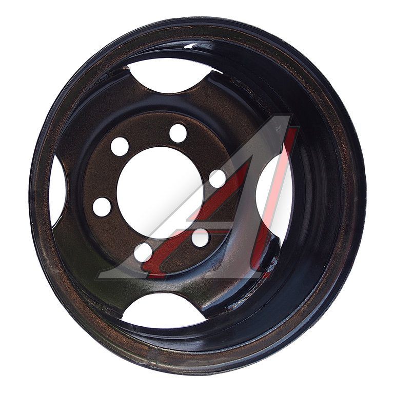 Диск колесный ГАЗ-3307,3309 ПАЗ-3205 (6 шпилек) без кольца чёрный (ОАО ГАЗ)