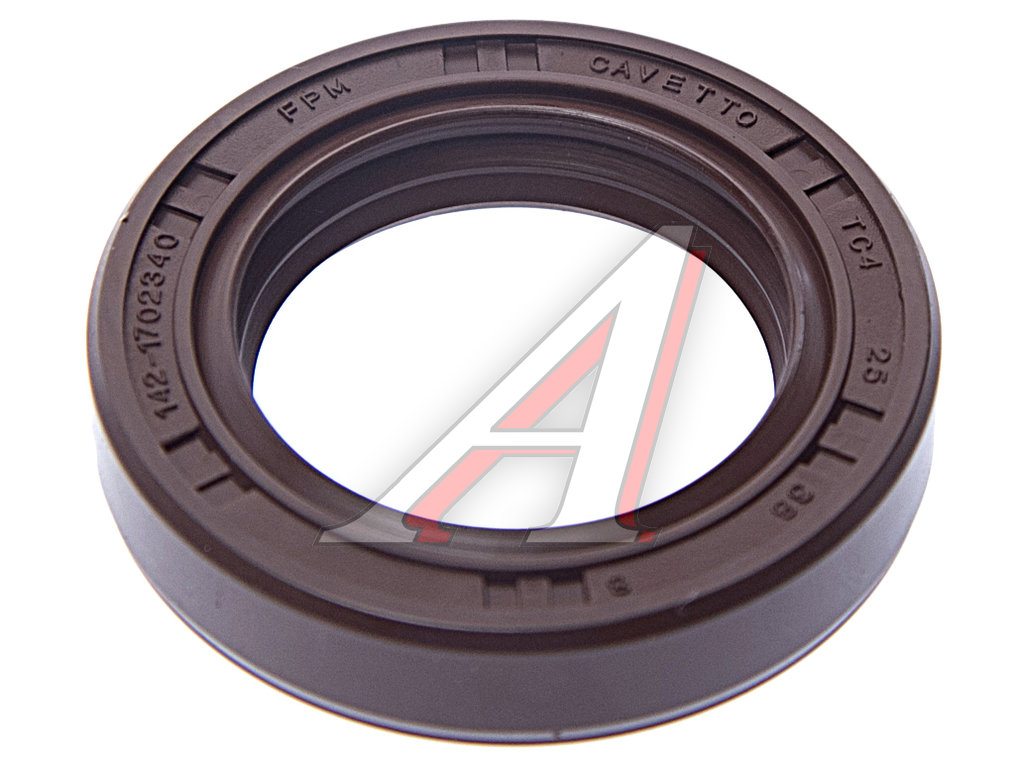 Сальник КАМАЗ-6522 кулисы 2.2-25х38х8 Viton CAVETTO