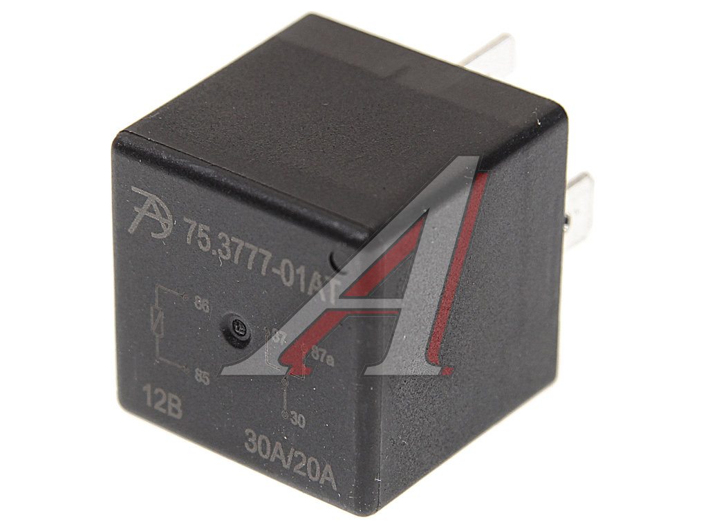 Реле электромагнитное 12V 5-ти контактное 30/20А переключ.без кронштейна АВТОТРЕЙД