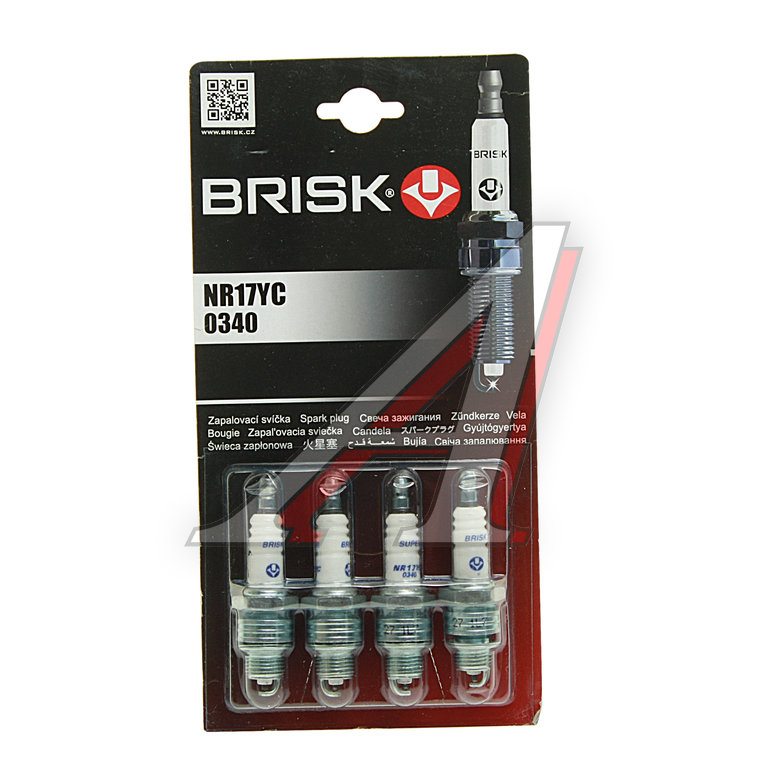 Свеча зажигания ЗМЗ-402 BRISK NR17YC SUPER комплект