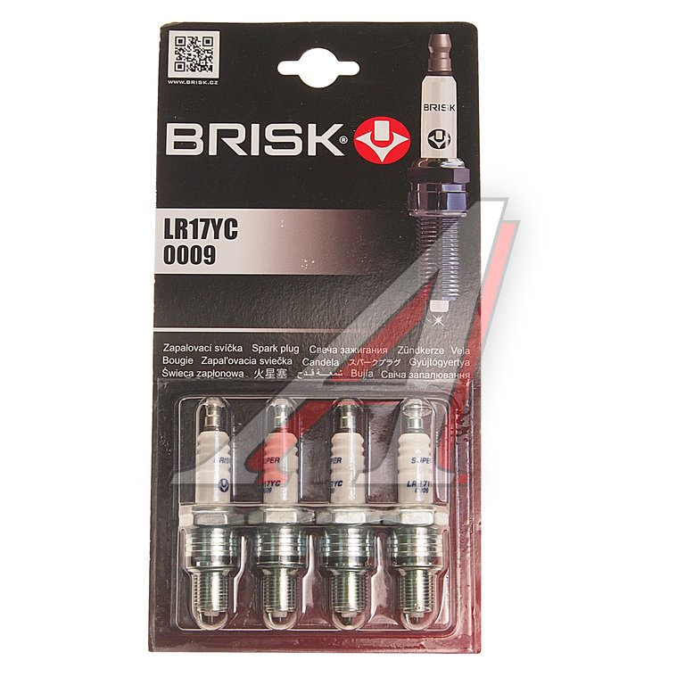Свеча зажигания ЗМЗ-406 BRISK LR17YC SUPER комплект
