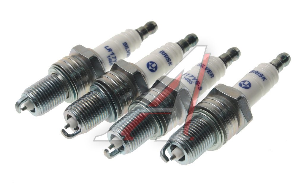 Свеча зажигания ЗМЗ-406 BRISK LR17YS-9 Silver (газ. оборудование) комплект