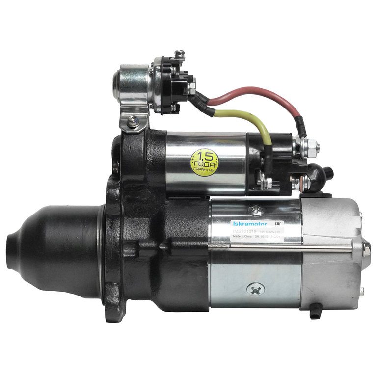 Стартер КАМАЗ-4308,FAW,DONGFENG,HIGER дв.CUMMINS 4BT3.9,6BT5.9 24В z 12 6.0кВт ISKRAMOTOR
