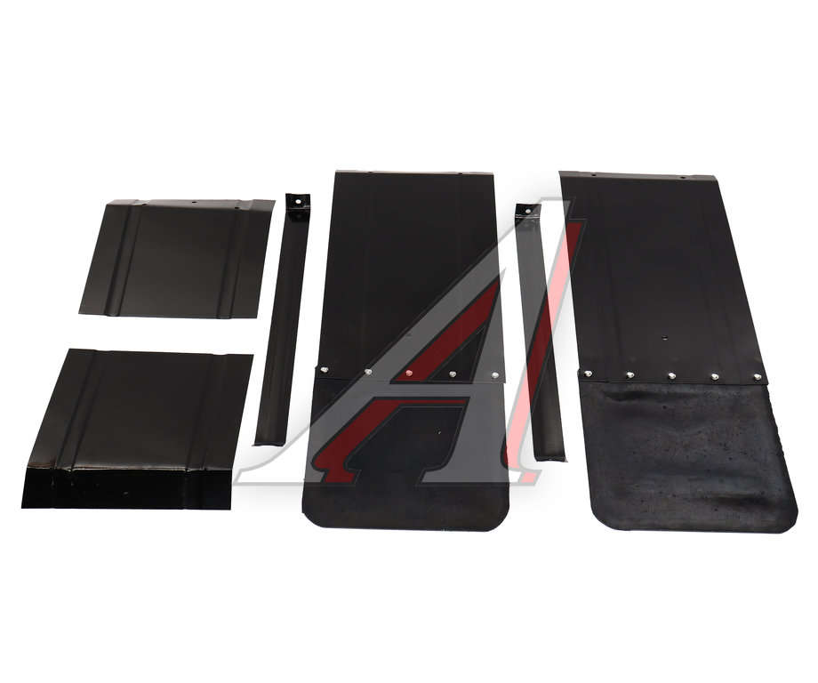 Брызговик УАЗ-3303 платформы (деревянный борт) в сборе 4шт.комплект АККОМ