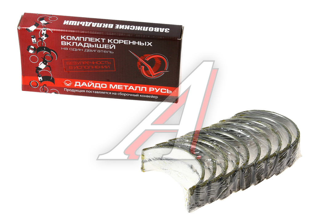 Вкладыши ГАЗ-24,УАЗ коренные d+1.00 ДАЙДО МЕТАЛЛ РУСЬ