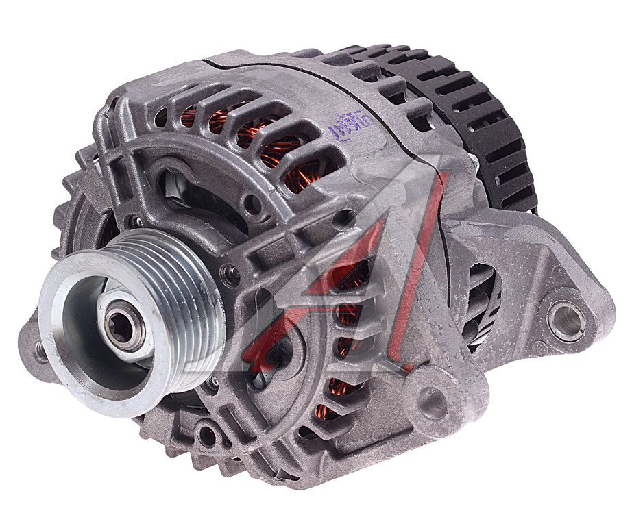 Генератор ГАЗ-3302,УАЗ дв.УМЗ-4216,EvoTech 2.7 14В 120А шкив поликлиновой ELTRA