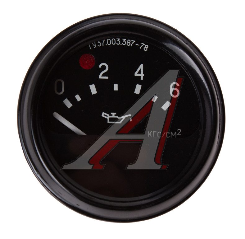 Указатель давления ГАЗ-3307,УАЗ,ЗИЛ (от 0 до 6кг/см2) АВТОПРИБОР
