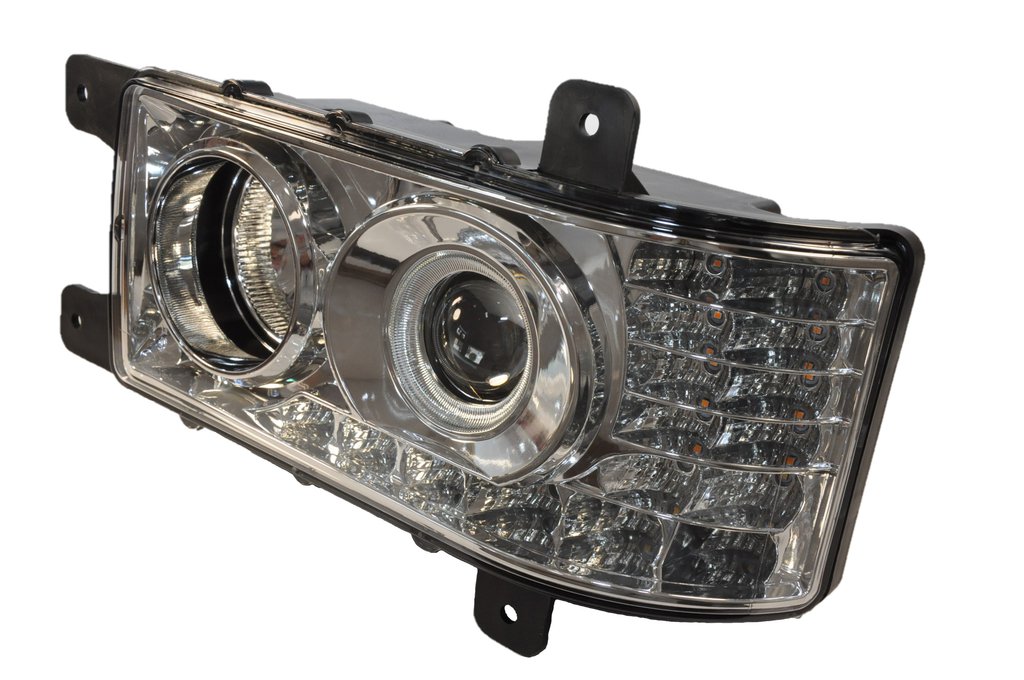 Фара блок КАМАЗ-6520,6511,4308 левая (16 светодиодов) LED AVTOELECTRICA