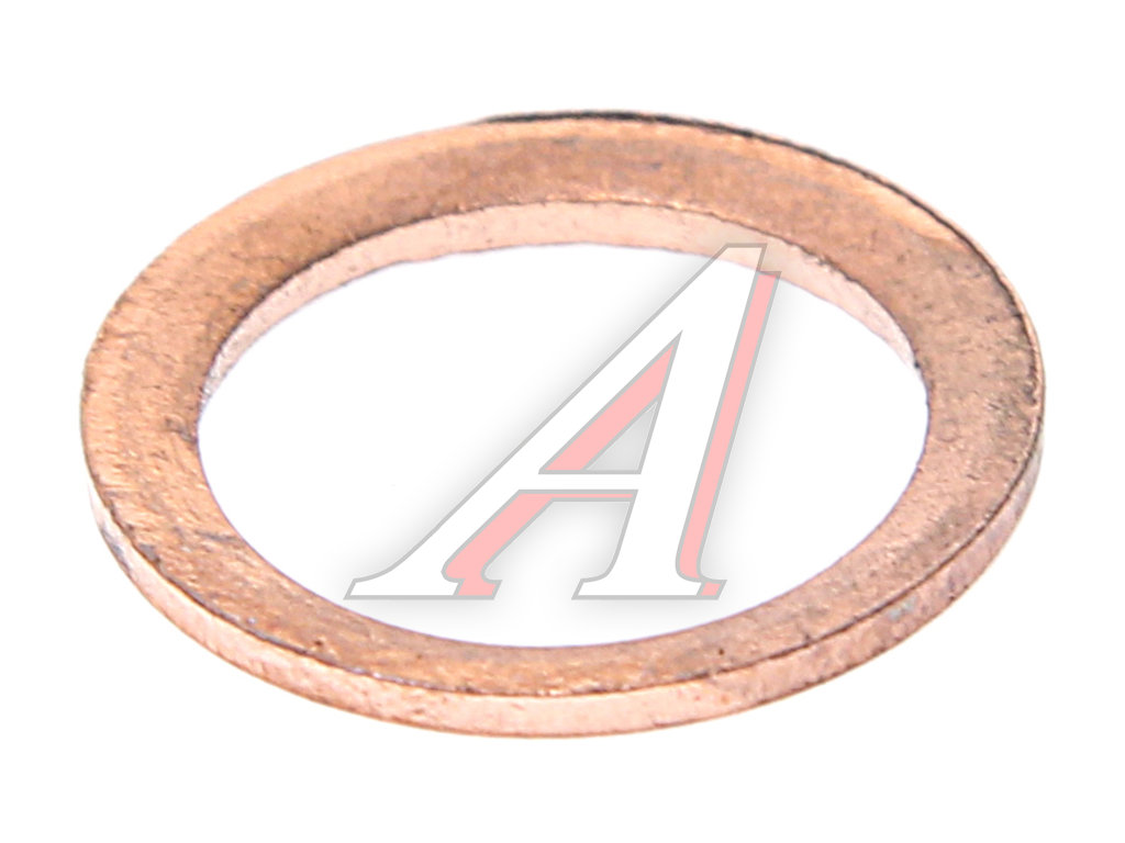 Шайба 14.2х19х1.2 ЯМЗ медная (плоская) АВТОДИЗЕЛЬ