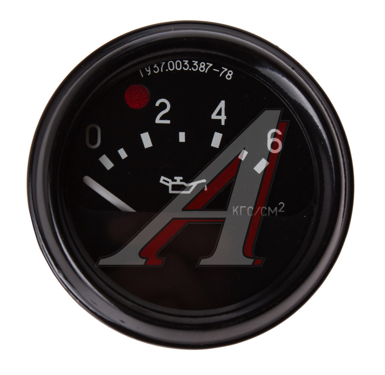 Указатель давления ГАЗ-3307,УАЗ,ЗИЛ (от 0 до 6кг/см2) АВТОПРИБОР
